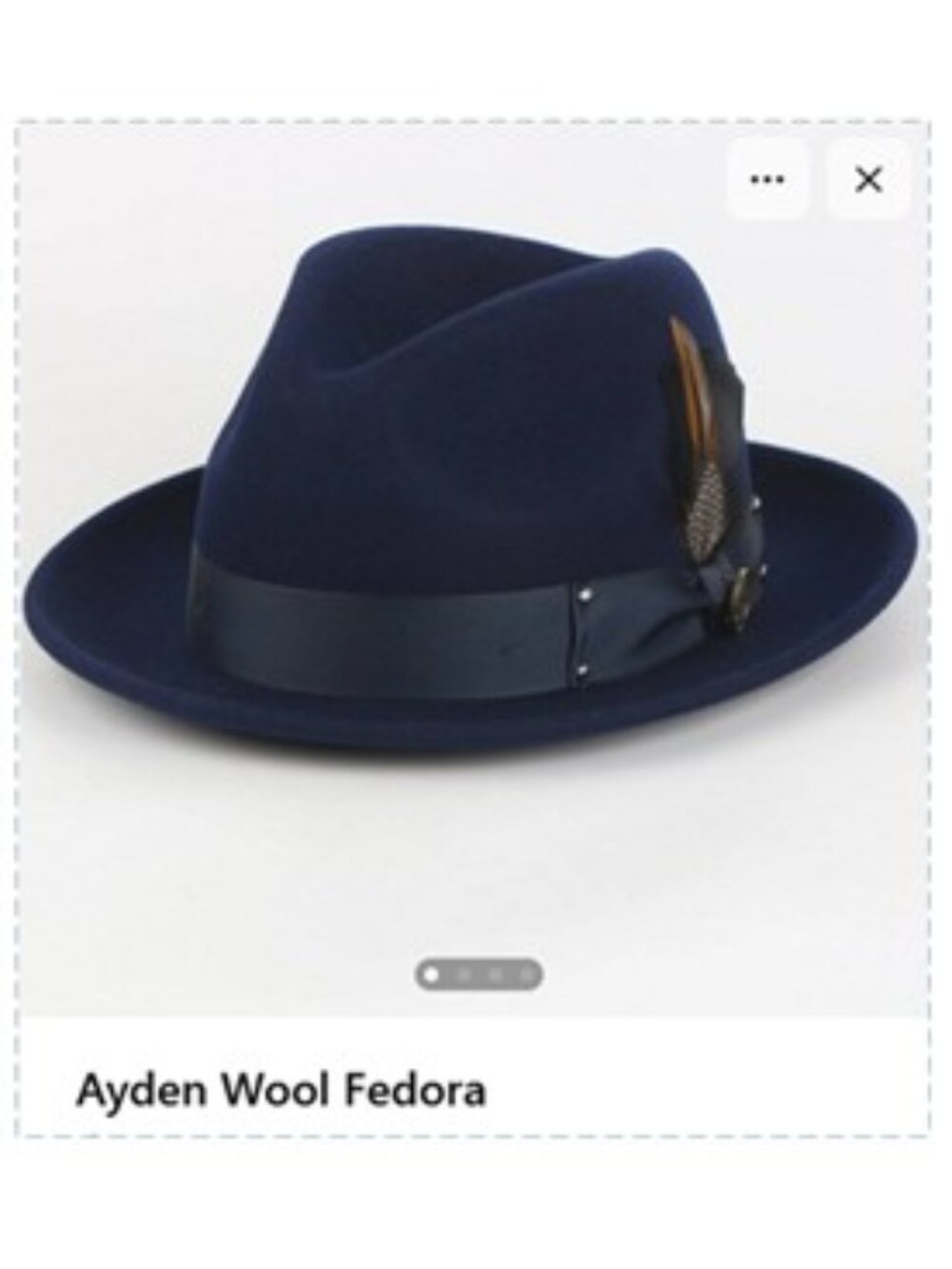 The Ayden | Fine Australian Wool Fedora Hat | Medium